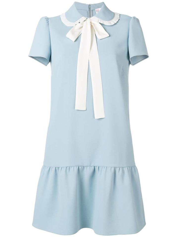 Red Valentino Techno Fluid Shirt Dress - Blue