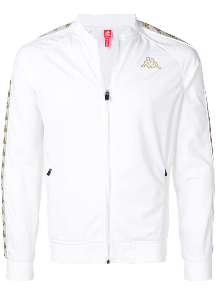 Kappa Side Logo Track Cardigan - White