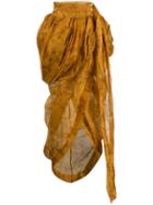Romeo Gigli Pre-owned 1990's Gigli Skirts - Yellow