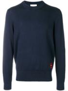 Calvin Klein Plain Knit Sweater - Blue