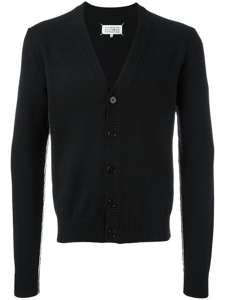Maison Margiela Button-up Cardigan, Men's, Size: Xl, Black, Cotton