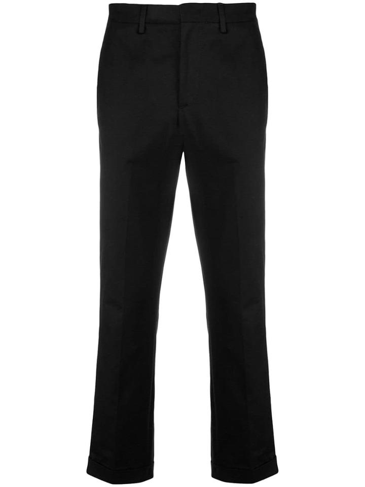 Z Zegna Slim Fit Chinos - Black