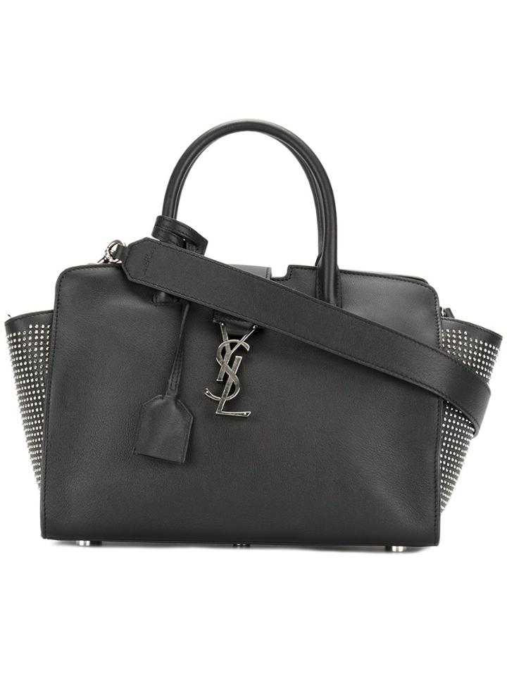Saint Laurent Small Downtown Cabas Bag - Black
