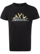 Marc Jacobs Palm Tree Print T-shirt, Men's, Size: Medium, Black, Cotton