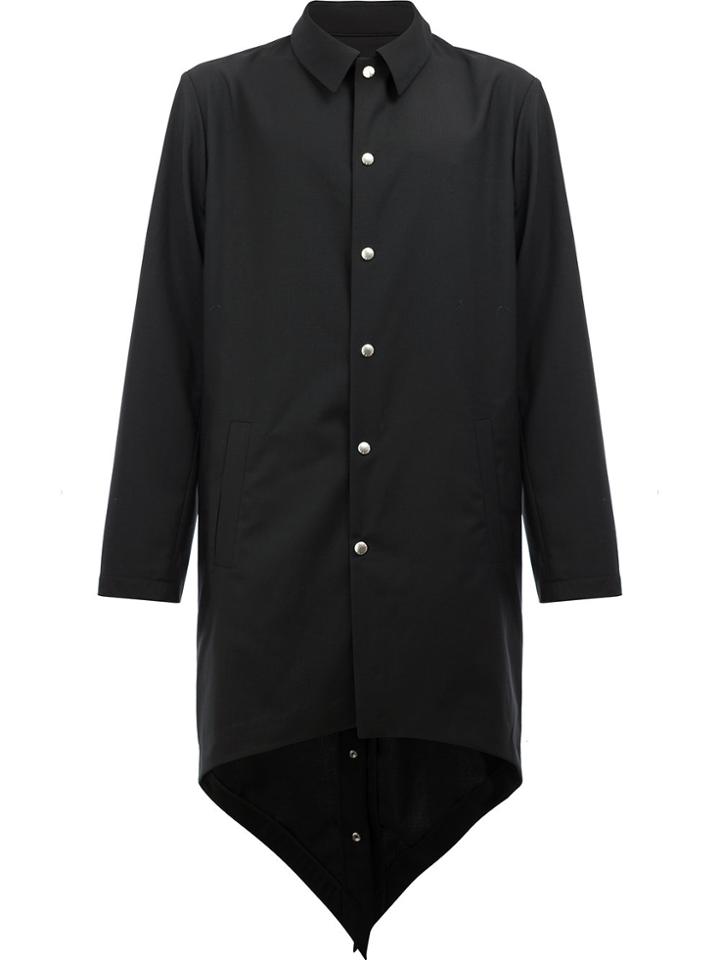 Moohong Metallic Embellished Coat - Black