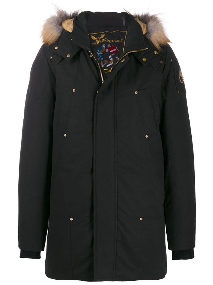 Moose Knuckles Stag Lake Parka Coat - Black