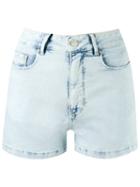 Amapô Denim Shorts, Women's, Size: 44, Blue, Cotton/elastodiene