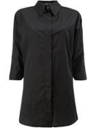 Ann Demeulemeester Cropped Sleeve Shirt - Black