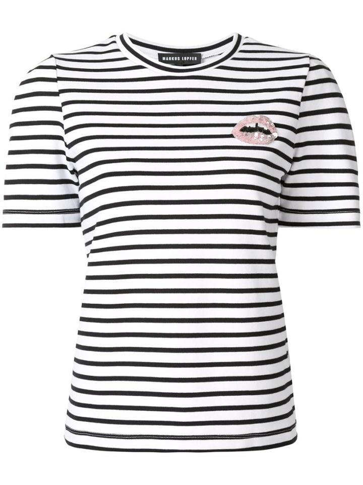 Markus Lupfer Striped T-shirt - White