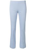 Meme Classic Cropped Trousers - Blue