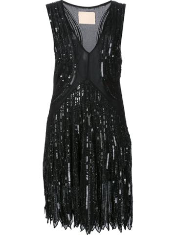 Loyd/ford V-neck Sequin Embellished Dress