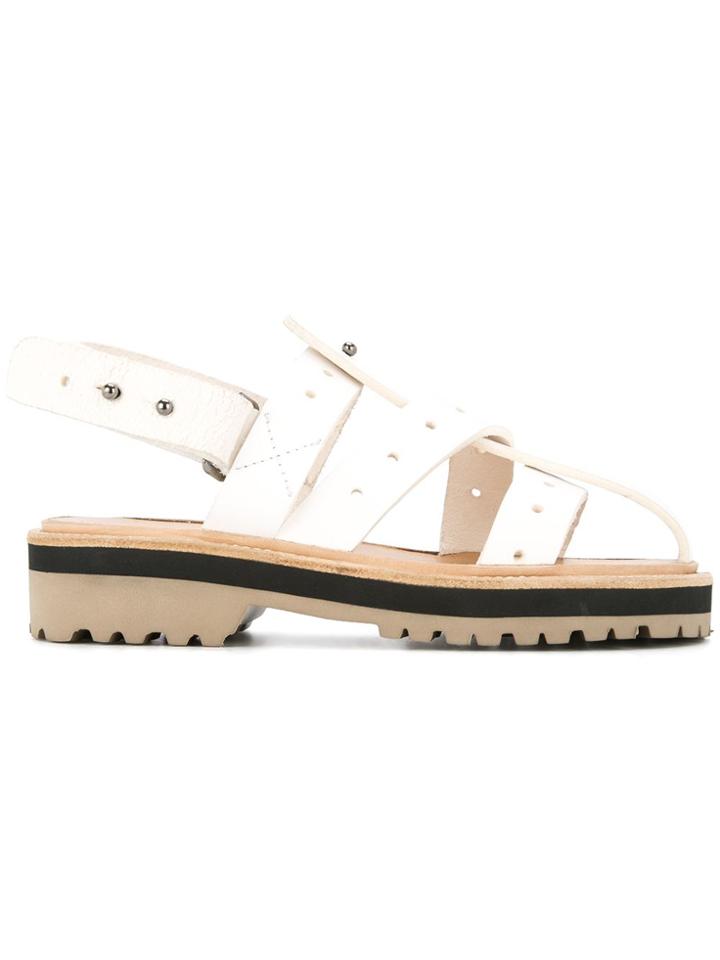 Litkovskaya Cage Sandals - White