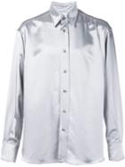 Enfants Riches Deprimes Classic Shirt, Men's, Size: Small, Grey, Satin