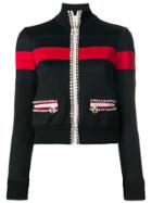 Gucci Crystal-embellished Technical Jersey Sweatshirt - Black