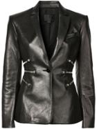 Alexander Wang Zipper Detail Blazer - Black