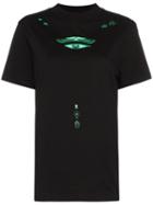 Marine Serre Eye-print T-shirt - Black