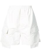 Rick Owens Cargo Shorts - White