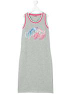 Vingino - Teen Sleeveless Printed Dress - Kids - Cotton/polyester/spandex/elastane - 14 Yrs, Grey