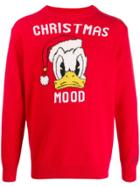 Mc2 Saint Barth Donald Duck Embroidered Sweater