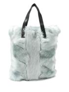 Urbancode Textured Furry Shoulder Bag - Blue