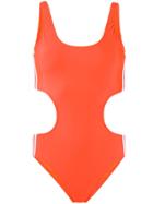 Adidas Fiorucci Cutaway Swim Suit - Orange