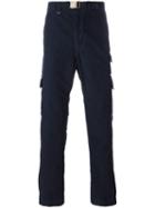 Missoni Straight Cargo Trousers, Men's, Size: 46, Blue, Cotton