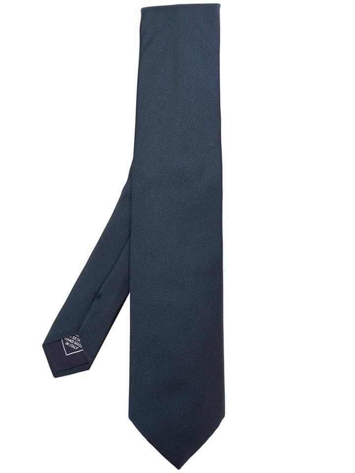 Brioni Classic Suit Tie - Blue