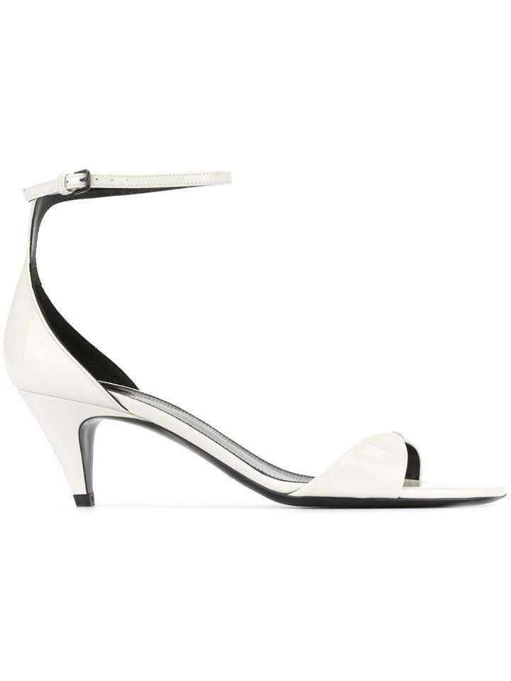 Saint Laurent Charlotte 55 Sandals - White