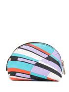 Emilio Pucci Lilac And Blue Shell Print Beauty Case - Purple