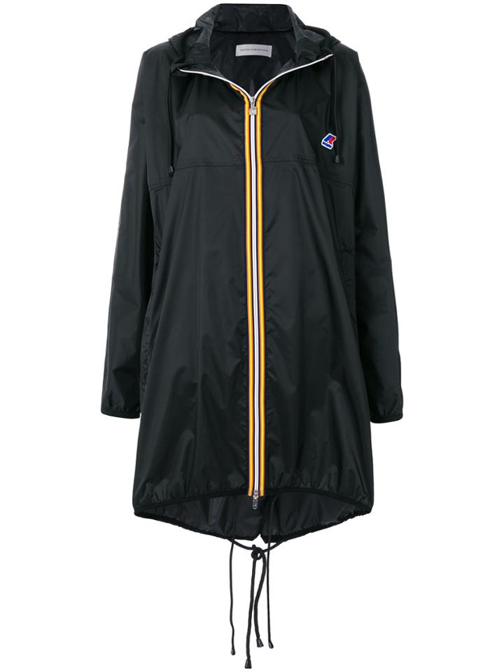 Faith Connexion Oversized Zipped Coat - Black