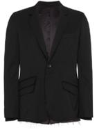 Sulvam Deconstructed Single Breasted Jacket - Black