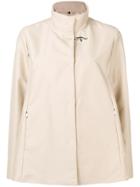 Fay Concealed Front Jacket - Neutrals