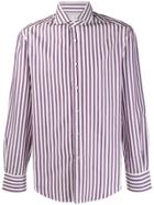 Brunello Cucinelli Striped Shirt - Purple