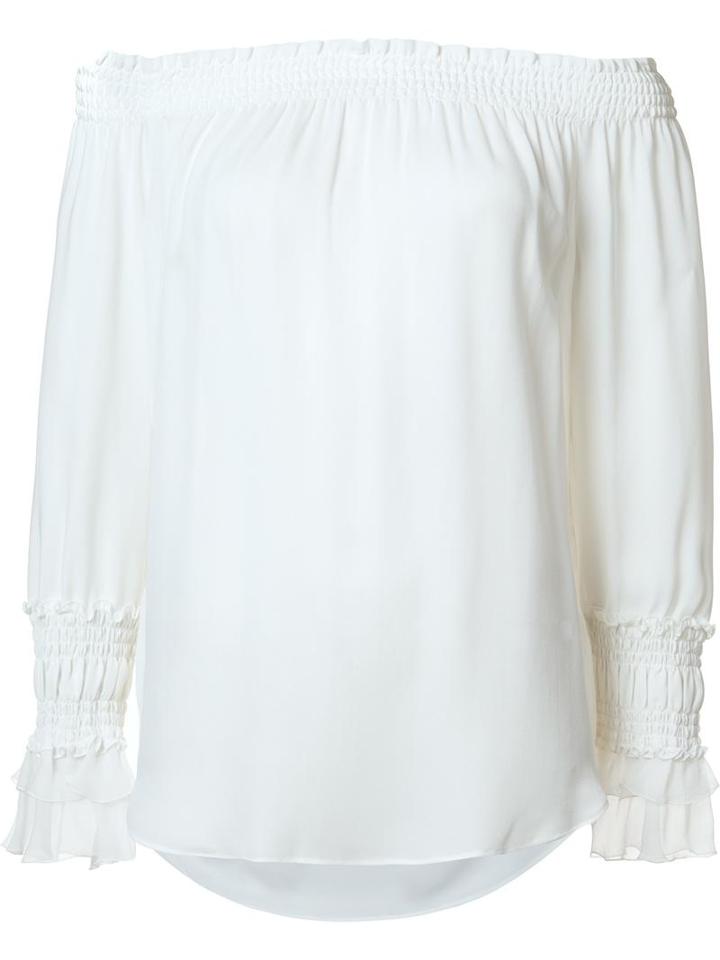 Kobi Halperin Off-shoulder Top, Women's, Size: Xs, White, Silk
