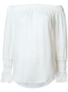 Kobi Halperin Off-shoulder Top, Women's, Size: Xs, White, Silk