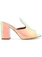 Paris Texas Iridescent Leather Mules - Do Not Use - Other Colours