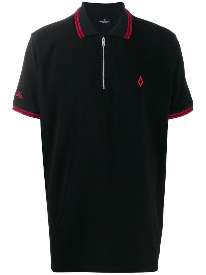 Marcelo Burlon County Of Milan Cross Polo - Black