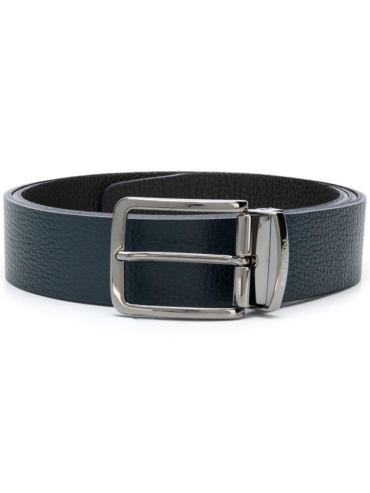 Baldinini Silver-tone Buckle Belt - Blue