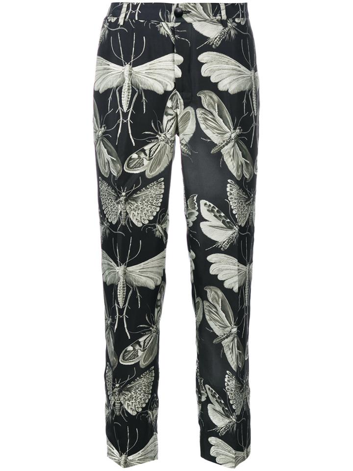F.r.s For Restless Sleepers Farfalle Print Cropped Trousers -