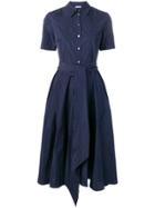 P.a.r.o.s.h. Patricy Flared Shirt Dress - Blue