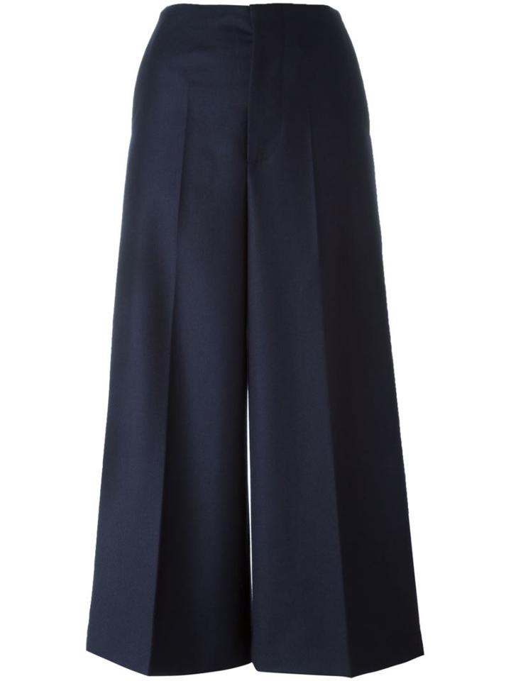 Marni Tailored Culottes, Women's, Size: 42, Blue, Wool