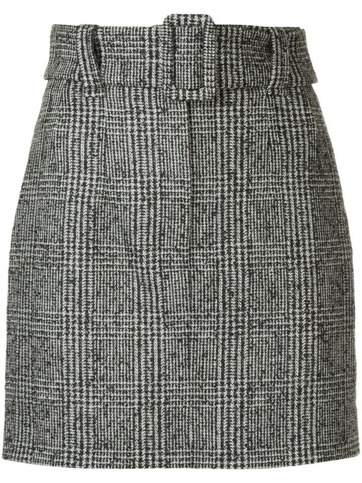 I Am Studio Front Zip Mini Skirt - Grey