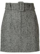 I Am Studio Front Zip Mini Skirt - Grey