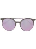 Italia Independent Round Shaped Sunglasses - Grey