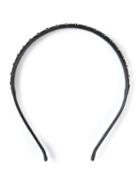 Salvatore Ferragamo Woven Logo Plaque Headband