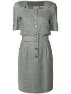 Valentino Vintage Belted Dress - Grey