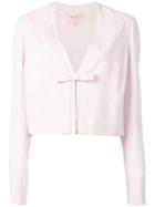 Giambattista Valli Cropped Bow Jacket - Pink