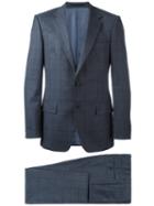 Gieves & Hawkes - Tonal Check Blazer - Men - Cupro/wool - 42, Blue, Cupro/wool