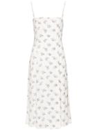 Reformation Vollare Floral Print Midi Dress - Multicolour