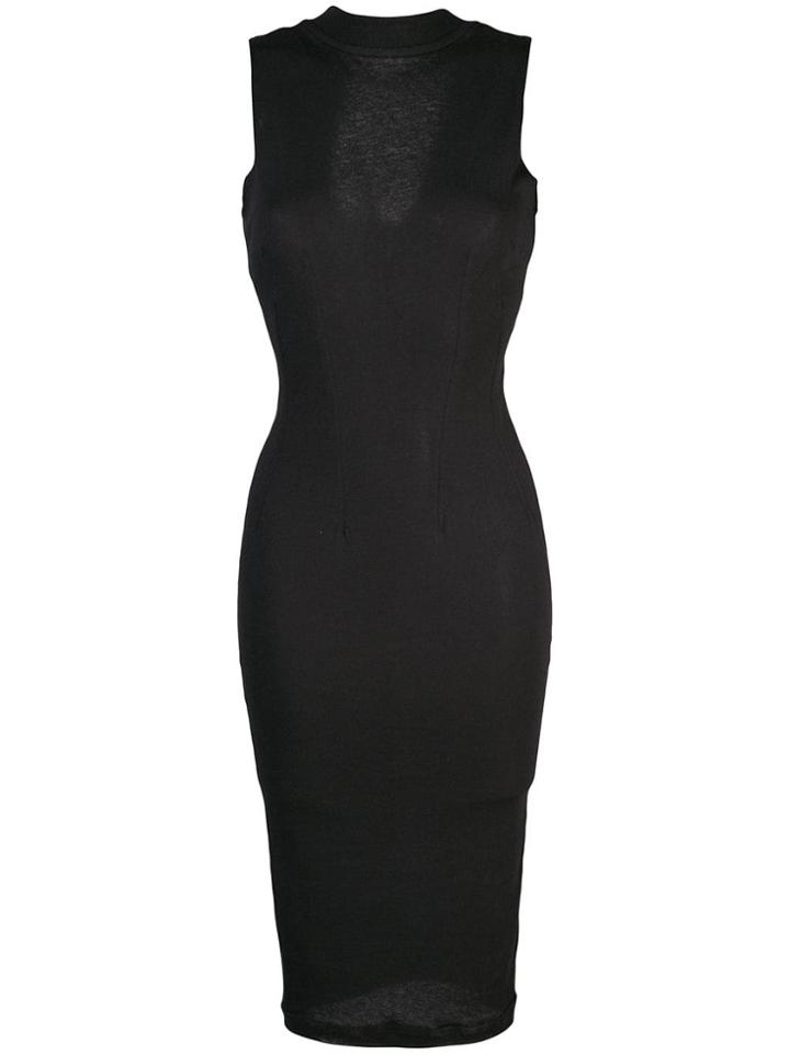 Rta Fitted Dress - Black
